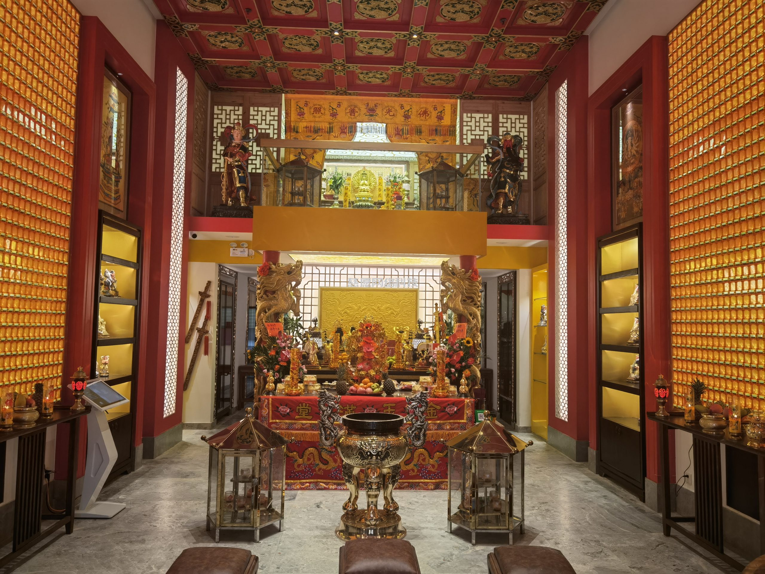 財神殿萬佛墻|上下兩層僅100平，萬神駐蹕，氣勢恢宏！